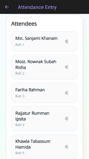 ASTGD Attendance Management Screenshot 3