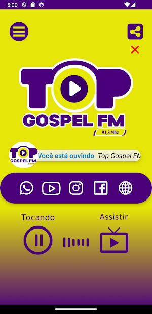 Top Gospel FM Screenshot 1