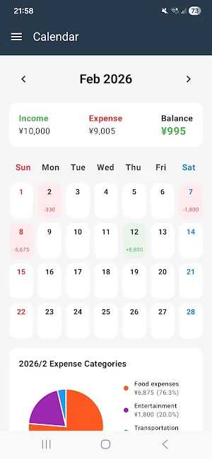Easy Money Manager Screenshot 1