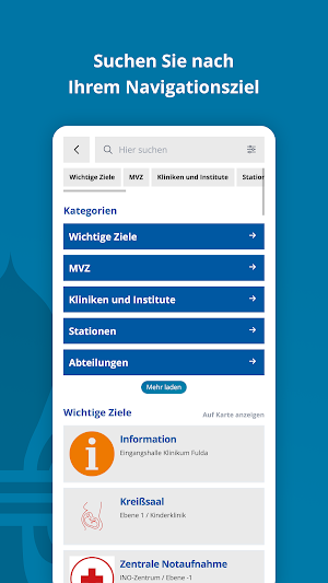 Klinikum Fulda App Screenshot 1