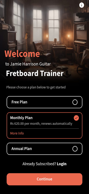 JHG Fretboard Trainer Screenshot 2
