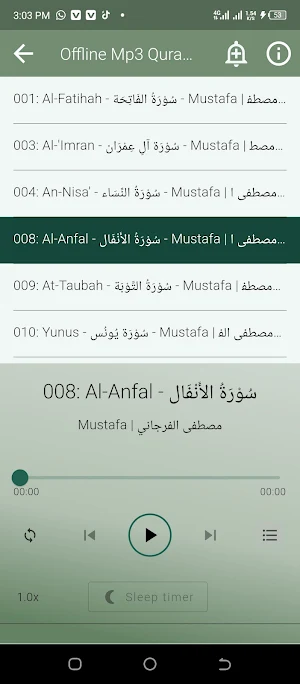 Mustafa Al Ferjani Mp3 Quran Screenshot 2