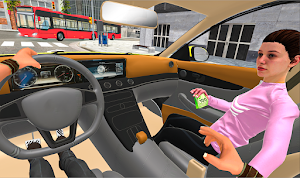 Taxi Car Driving Games Sim 3D Screenshot 3
