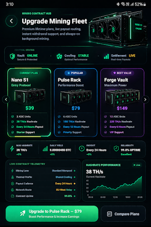 Bitcoin Miner Cloud Miner Screenshot 3