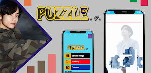 V Game Puzzle Kim Taehyung Screenshot 0