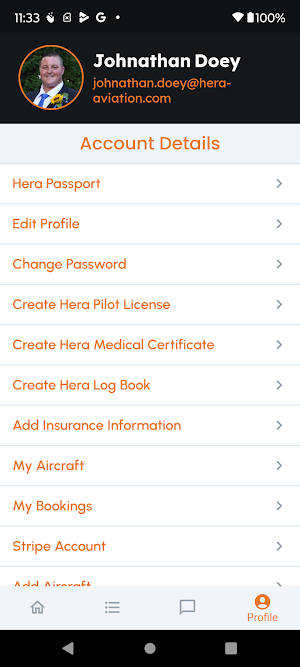 Hera Aviation Screenshot 1