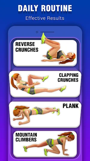 Belly Fat Burning Workouts: Lose Belly Fat 30 Days Screenshot 2