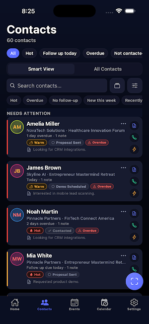 EvntIQ Screenshot 1