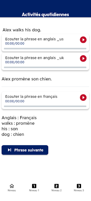 VocAnglais : Anglais-Français Screenshot 0