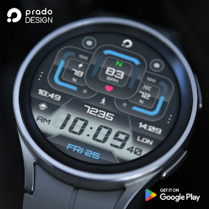 PRADO X81 Digital Watch Face Screenshot 0
