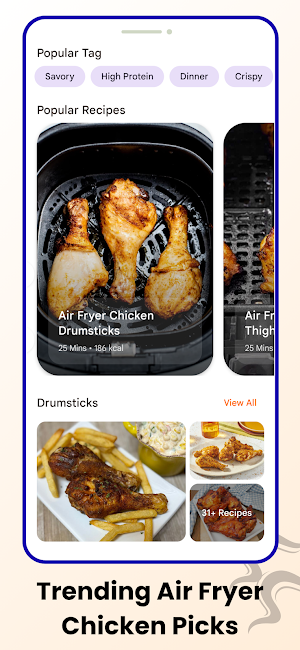 Air Fryer Chicken Recipes Screenshot 1