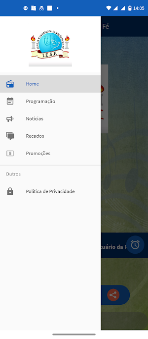 Rádio Evangé. Santuário da Fé Screenshot 1