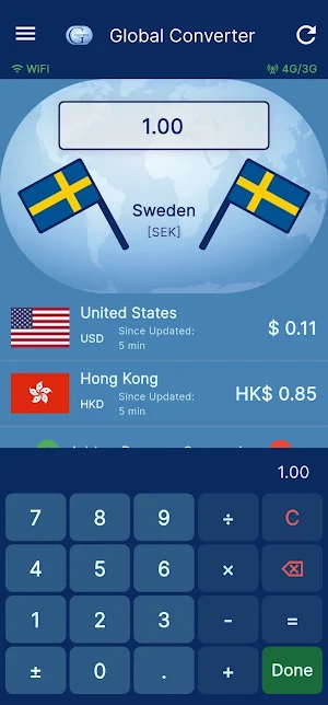Global Converter: Currency Screenshot 2