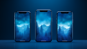 Aesthetic Blue Wallpaper Screenshot 2