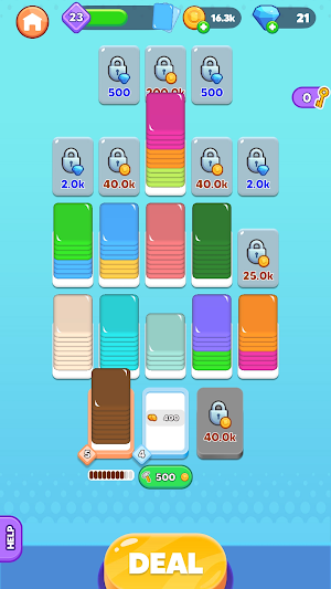 Card Shuffle - Sort Puzzle Screenshot 2