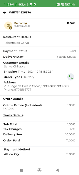 Watzeat Merchant Screenshot 1