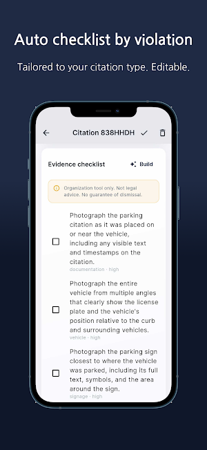 TicketPlea: Parking Appeal Screenshot 3