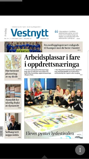 Vestnytt eAvis Screenshot 1