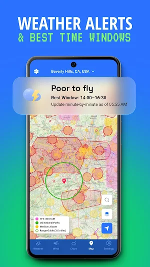 Drone Forecast: Map & Weather Screenshot 3