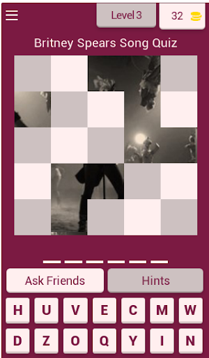 Britney Spears Song Quiz Screenshot 2