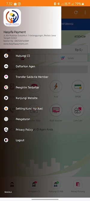 Hasyifa Payment Screenshot 0