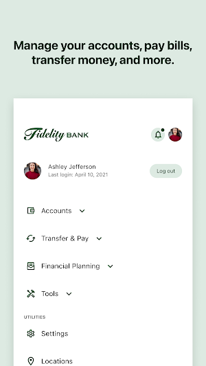 Fidelity Mobile Banking Screenshot 3