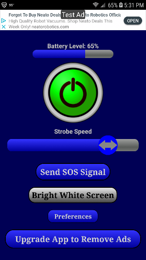 Smart Safe Dual Mode LED Flashlight Torch Screenshot 2