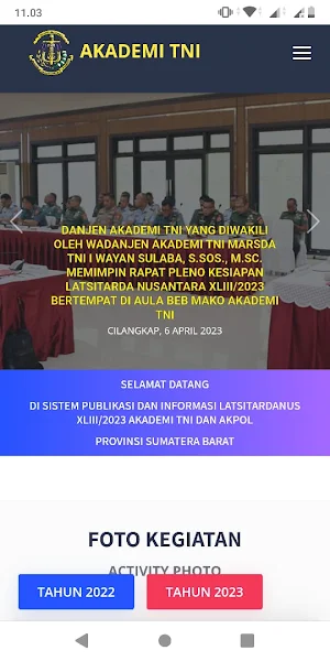 Integratif Akademi TNI Screenshot 0