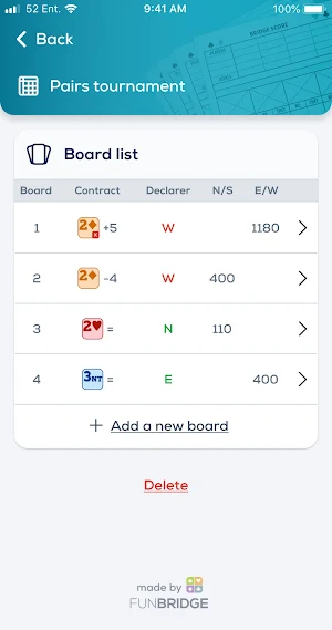 Bridge Score Screenshot 0