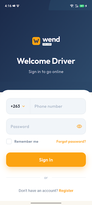 Wend Driver Screenshot 1