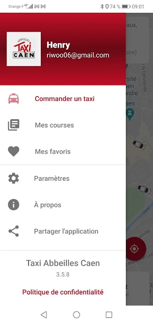 Taxi Abbeilles Caen Screenshot 0