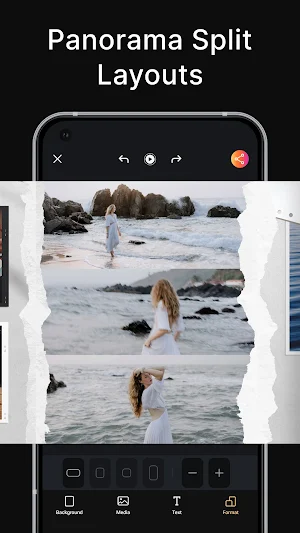 Carousel Post Layout: SwipeMix Screenshot 1