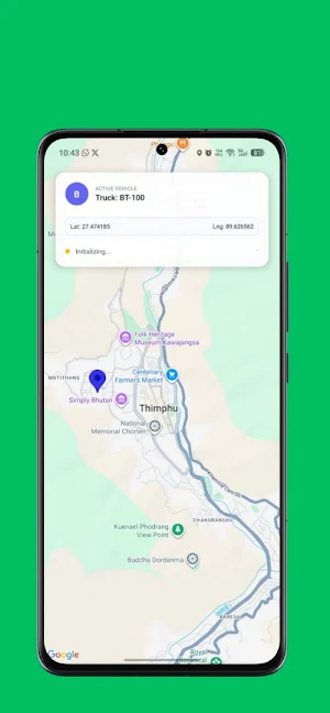 Truck Location Viewer Screenshot 1