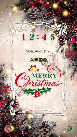 Winter Merry x-mas - Wallpaper Screenshot 1