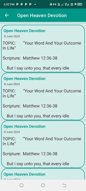 Open Heaven Daily Devotion Screenshot 2