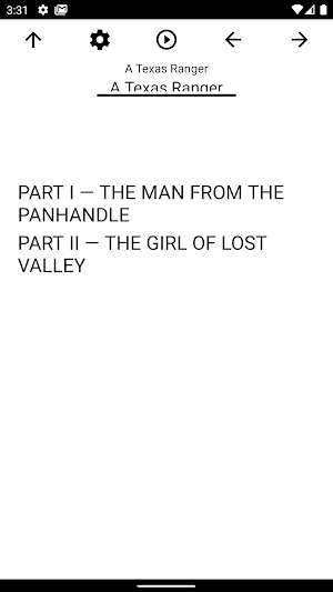 Book, A Texas Ranger Screenshot 0