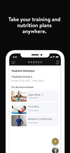 Exodus Fitness Screenshot 2