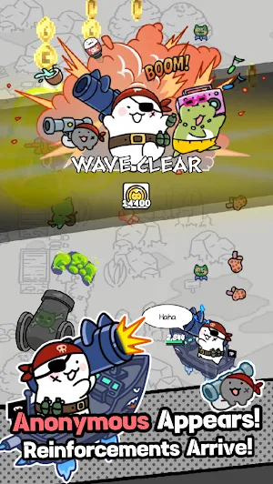 Cat Butler: Idle Shooter RPG Screenshot 1