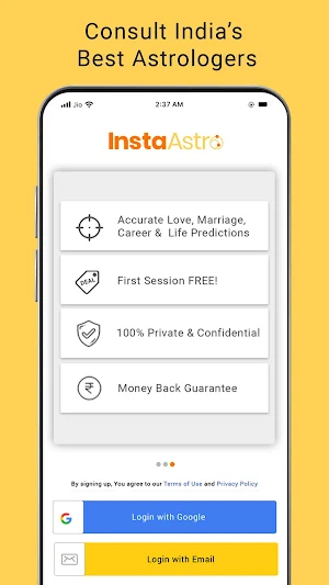 InstaAstro Astrologer: Live Chat –Talk to Astro Screenshot 1