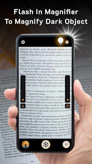 Magnifying glass - Flashlight Screenshot 1