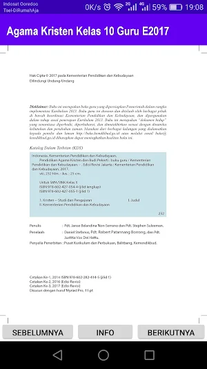 Agama Kristen Kelas 10 Guru E2017 Screenshot 1