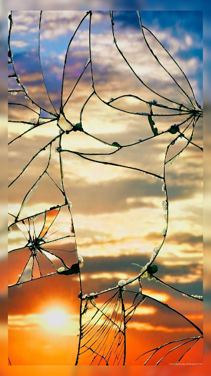 broken screen wallpaper 2024 Screenshot 0