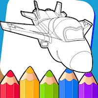 Coloring animated planes