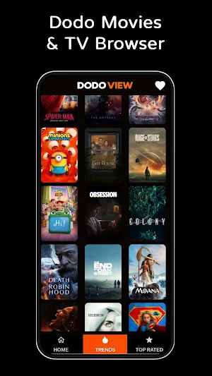 Dodo Movies & TV Browser Screenshot 0
