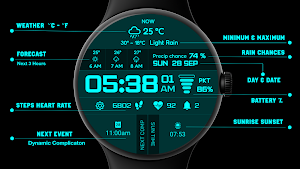 Sci-Fi Max Watch Face Screenshot 0