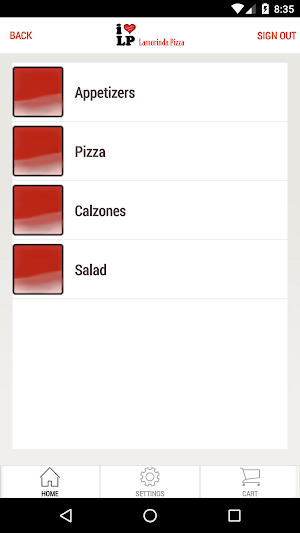 Lamorinda Pizza Screenshot 2