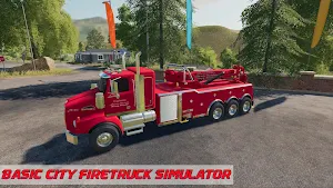 Basic City FireTruck Simulator Screenshot 3