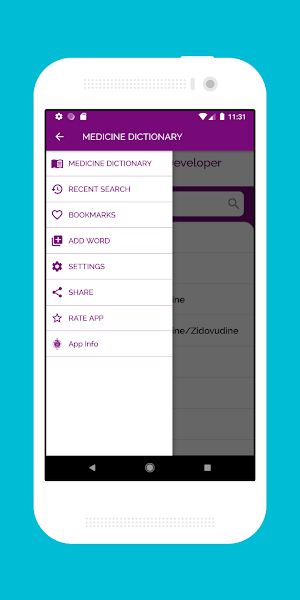 Medicine Dictionary Offline Screenshot 1