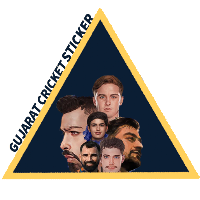 Gujarat Cricket Sticker