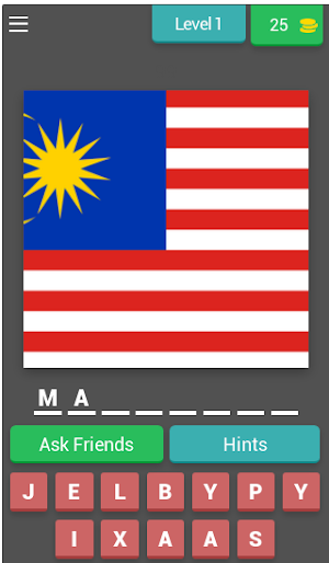 Teka Nama Bendera Screenshot 0